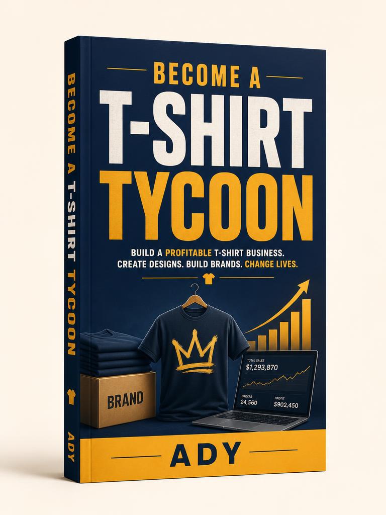Become a T-Shirt Tycoon (Book) cover